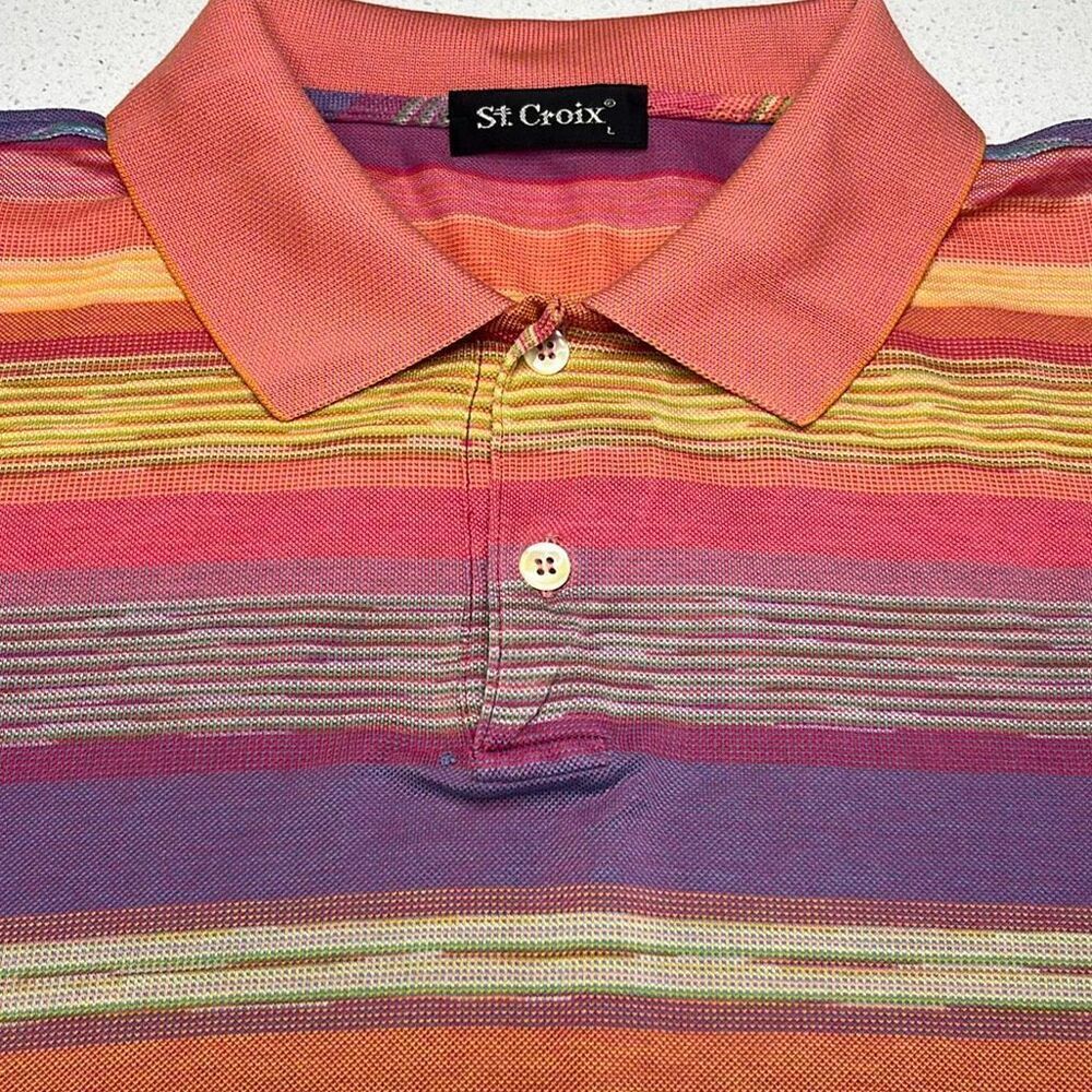 Vintage St. Croix Polo Shirt Mens Large